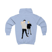 Standing - S & C Kids Hoodie 6