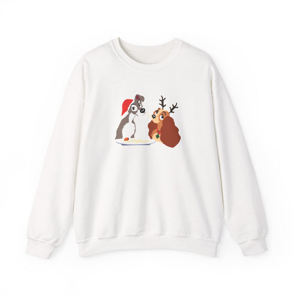 Christmas Lady Sweatshirt White Front
