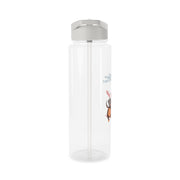 Dachshund Through The Snow - Christmas Clear Water Bottle 8
