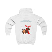 Dachshund Through The Snow - Christmas Kids Hoodie 2