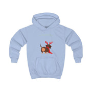 Dachshund Through The Snow - Christmas Kids Hoodie 7