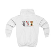 Meowy Christmas  Kids Hoodie 2