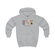 Meowy Christmas  Kids Hoodie 3