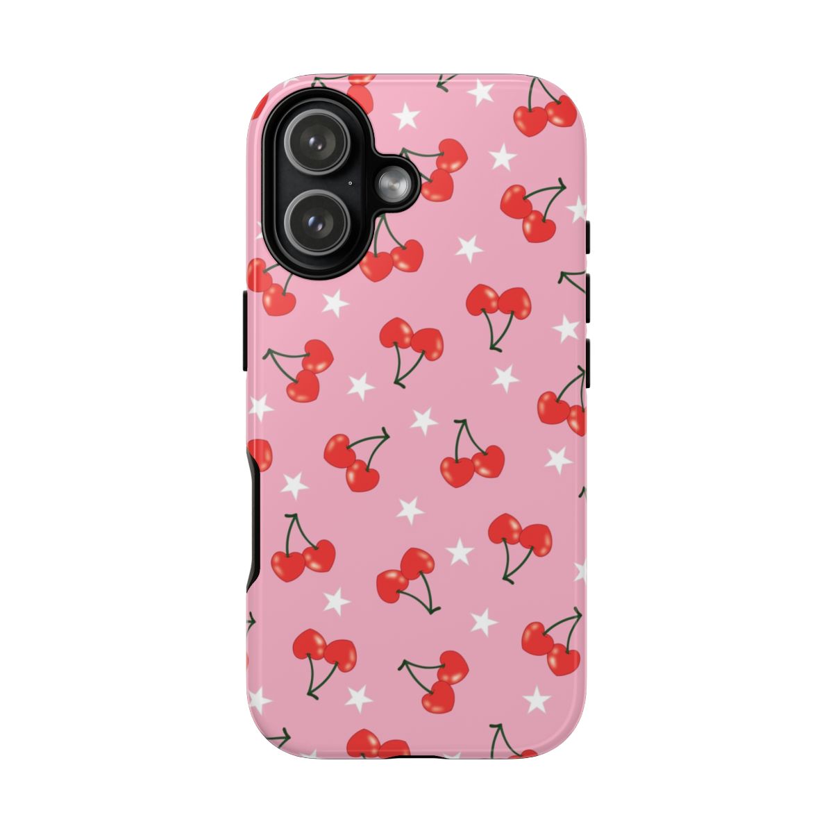 Heart Cherries And Stars Pattern Phone Case