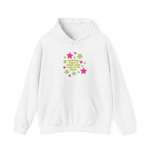 Chappell Rent Free In My Head Hoodie White Front