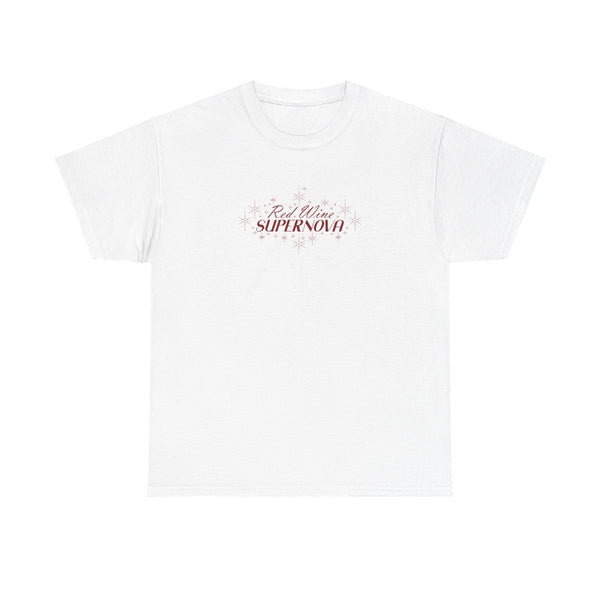 Red Wine Supernova T-Shirt White Front