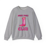 Zebra Print Pink Pony Club Sweatshirt 3