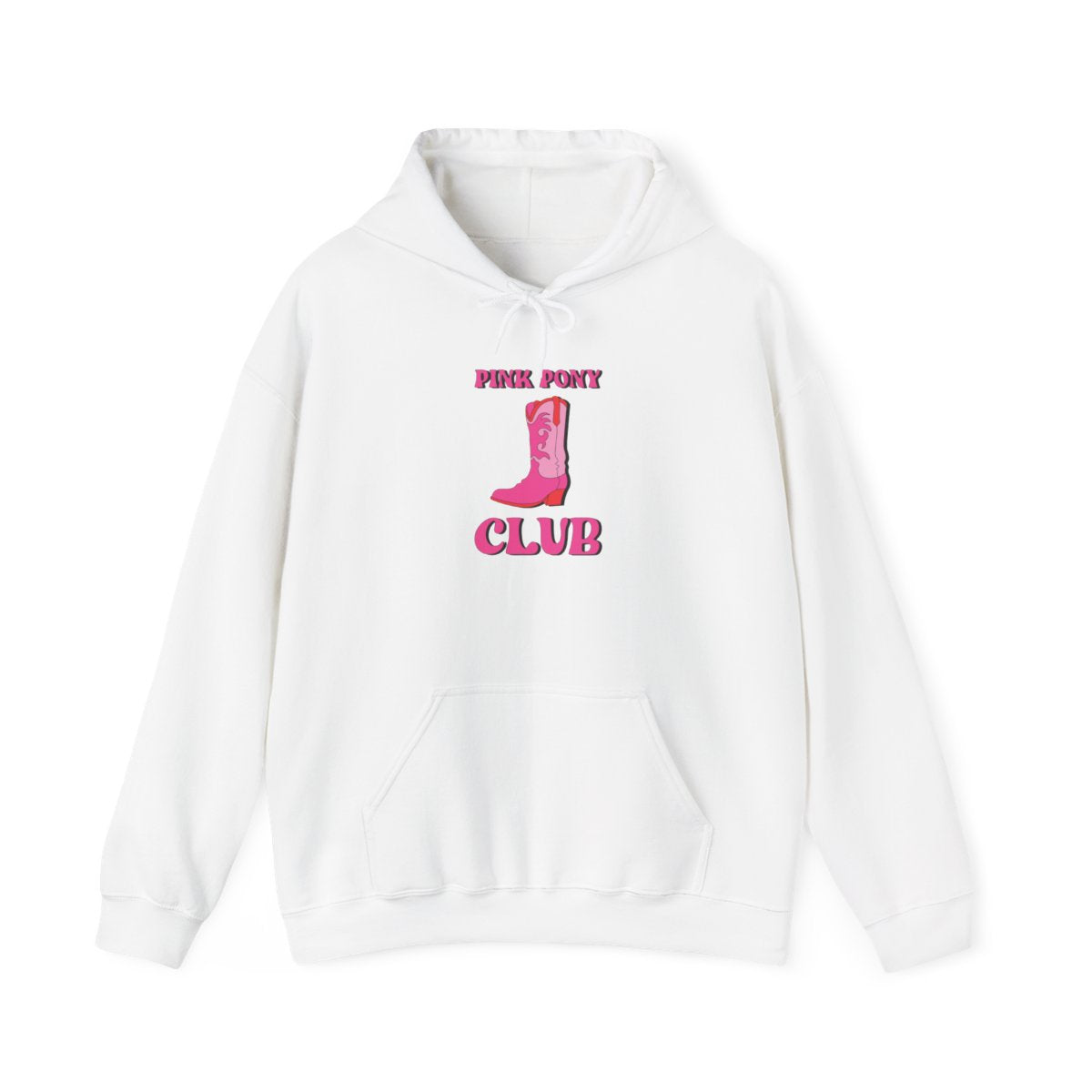 Zebra Print Pink Pony Club Hoodie