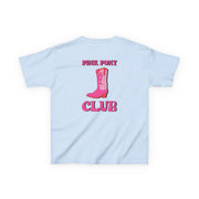 Zebra Print Pink Pony Club Kids T-Shirt 6
