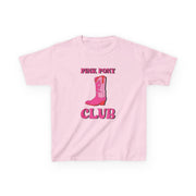 Zebra Print Pink Pony Club Kids T-Shirt 7