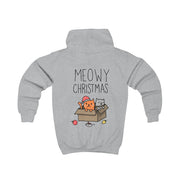 Meowy Christmas Kids Hoodie 4