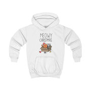 Meowy Christmas Kids Hoodie 1