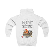 Meowy Christmas Kids Hoodie 2