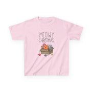 Meowy Christmas Kids T-Shirt 7