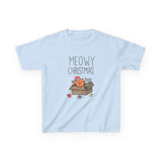 Meowy Christmas Kids T-Shirt 5