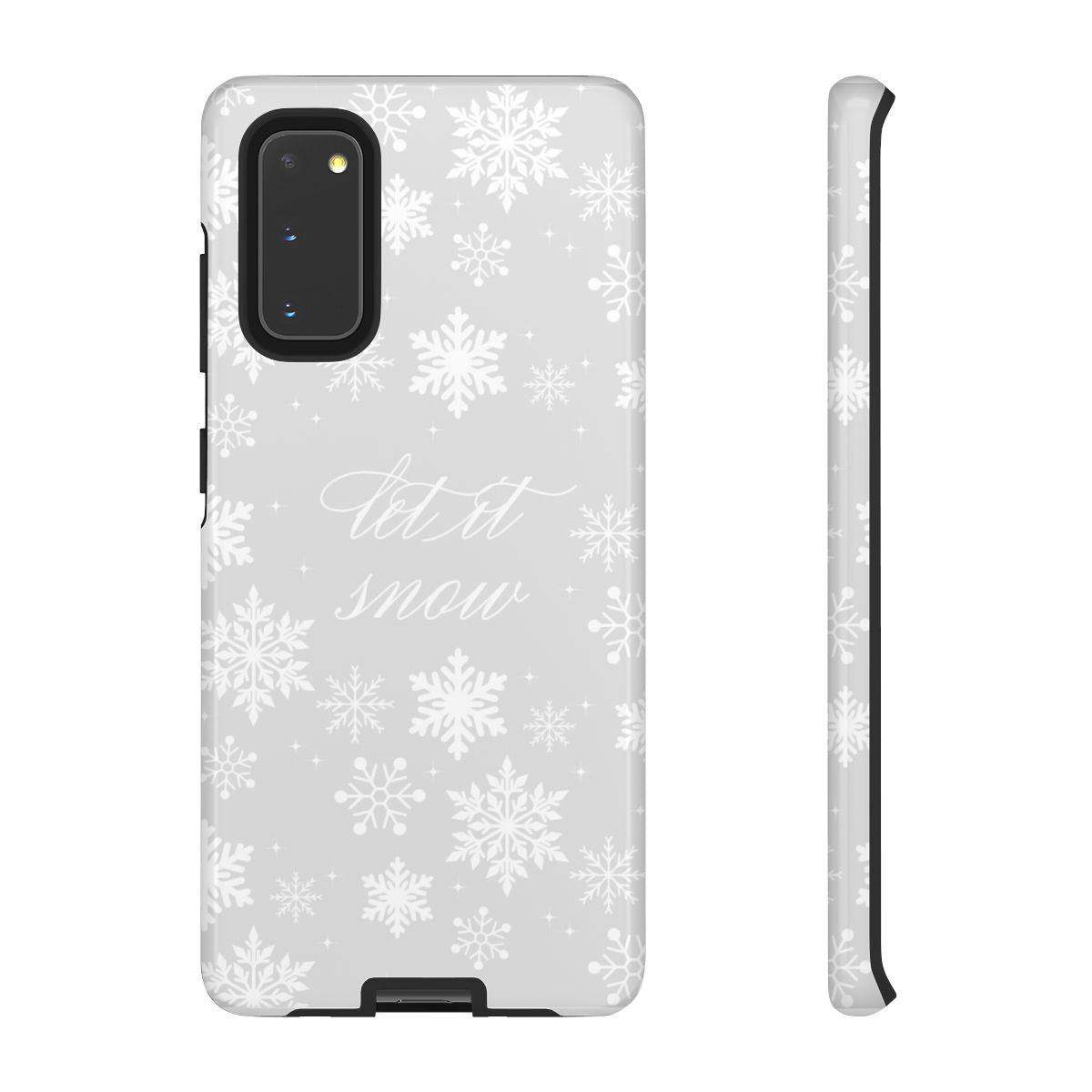 Let It Snow Christmas Pattern Phone Case