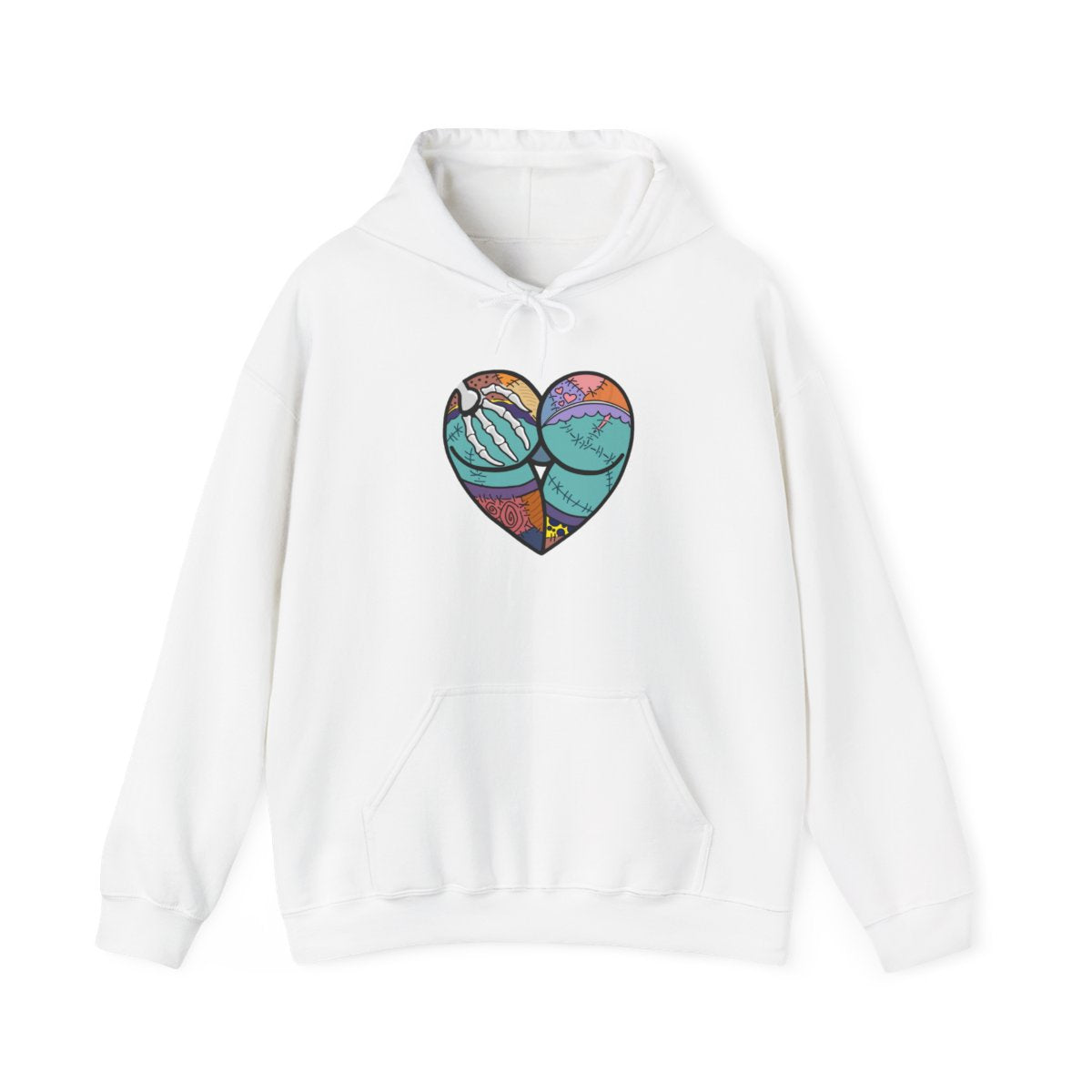 Sally And Jack Heart - TNBC Hoodie