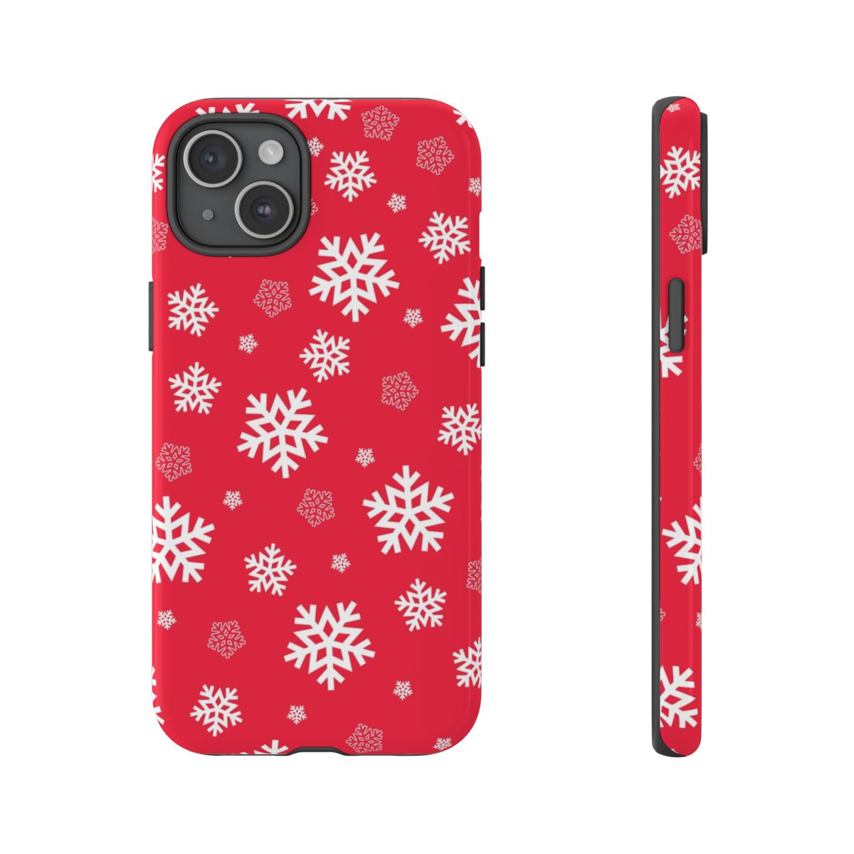 Red Snow Pattern Phone Case