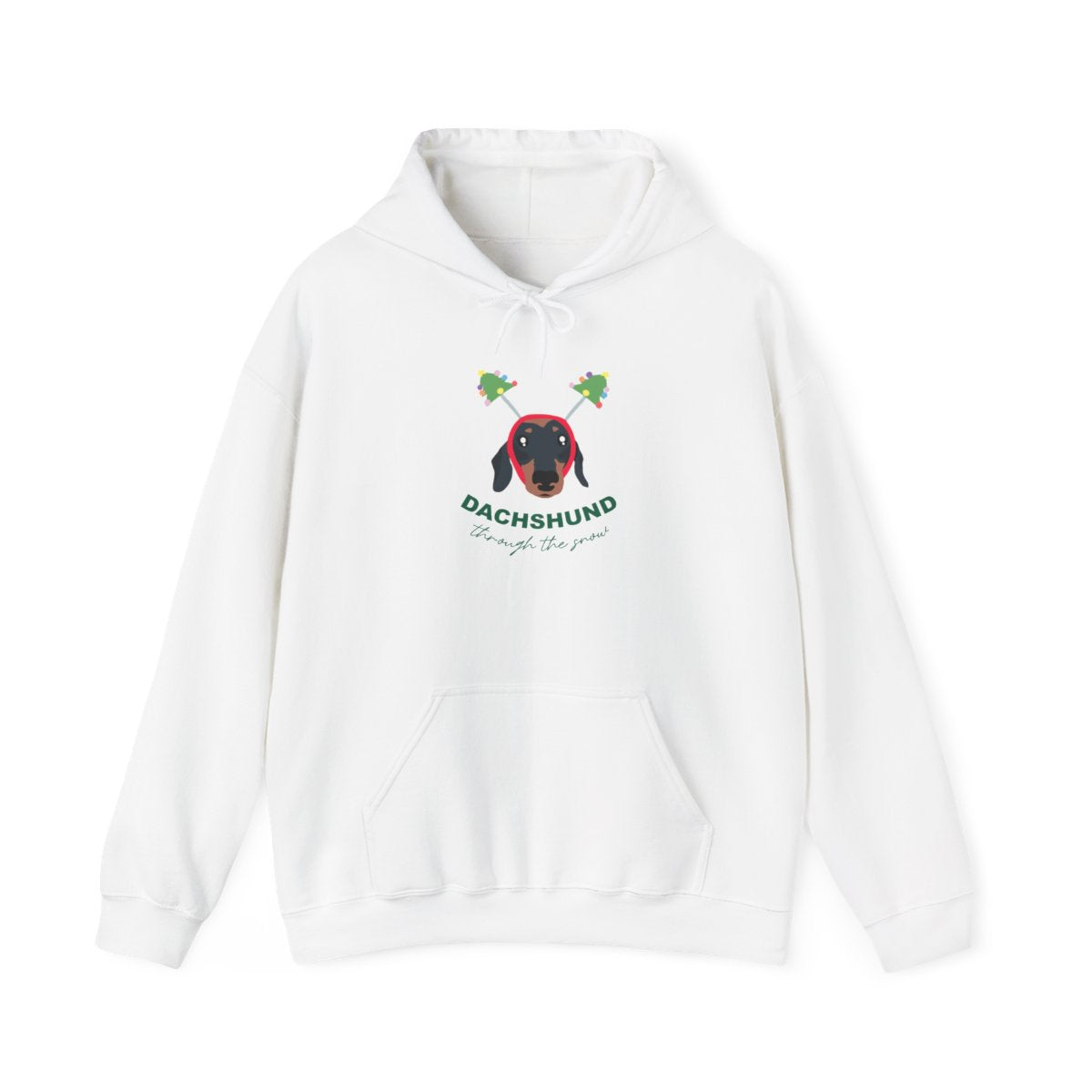Dachshund Through The Snow Hoodie