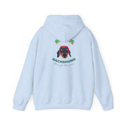 Dachshund Through The Snow Hoodie 10