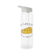 No Cheeses For Us Meeces Clear Water Bottle 6
