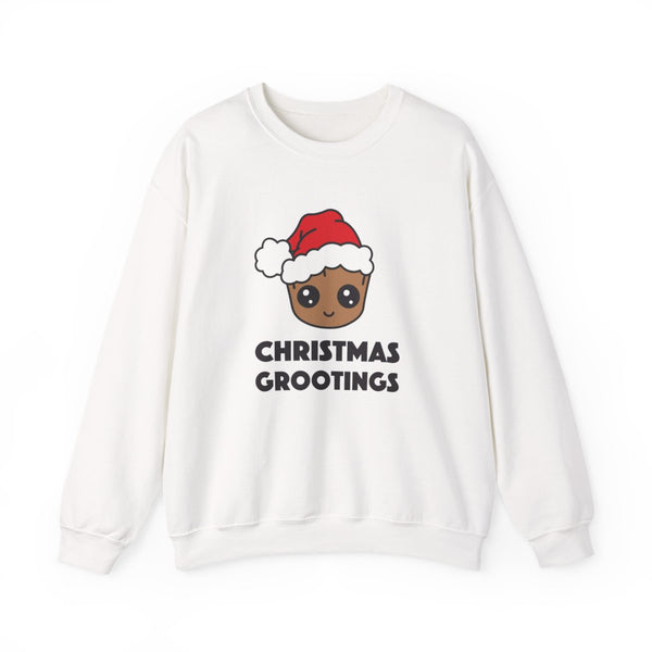 Christmas Grootings  Sweatshirt White Front