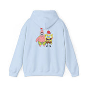 Cartoon Sponge And Starfish Christmas Hats Hoodie 10