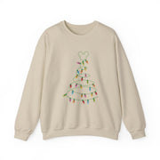 Cartoon Mouse Christmas Tree Lights Sweatshirt 7