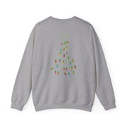 Cartoon Mouse Christmas Tree Lights Sweatshirt 4