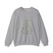 Cartoon Mouse Christmas Tree Lights Sweatshirt 3