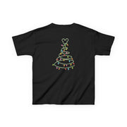 Cartoon Mouse Christmas Tree Lights Kids T-Shirt 6