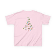 Cartoon Mouse Christmas Tree Lights Kids T-Shirt 10