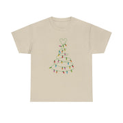 Cartoon Mouse Christmas Tree Lights T-Shirt 9
