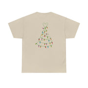 Cartoon Mouse Christmas Tree Lights T-Shirt 10