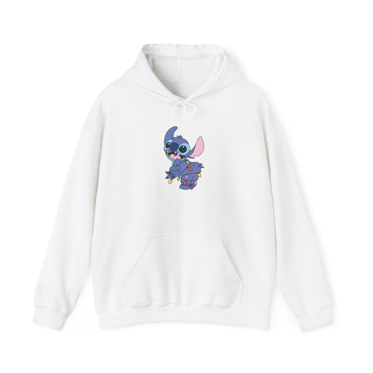Cute Blue Alien Fairylights Hoodie