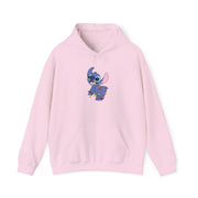 Cute Blue Alien Fairylights Hoodie 7