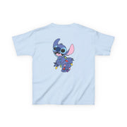 Cute Blue Alien Fairylights Kids T-Shirt 6