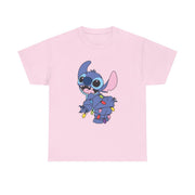 Cute Blue Alien Fairylights T-Shirt 7