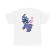 Cute Blue Alien Fairylights T-Shirt 2
