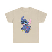 Cute Blue Alien Fairylights T-Shirt 5