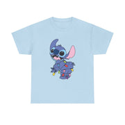 Cute Blue Alien Fairylights T-Shirt 9