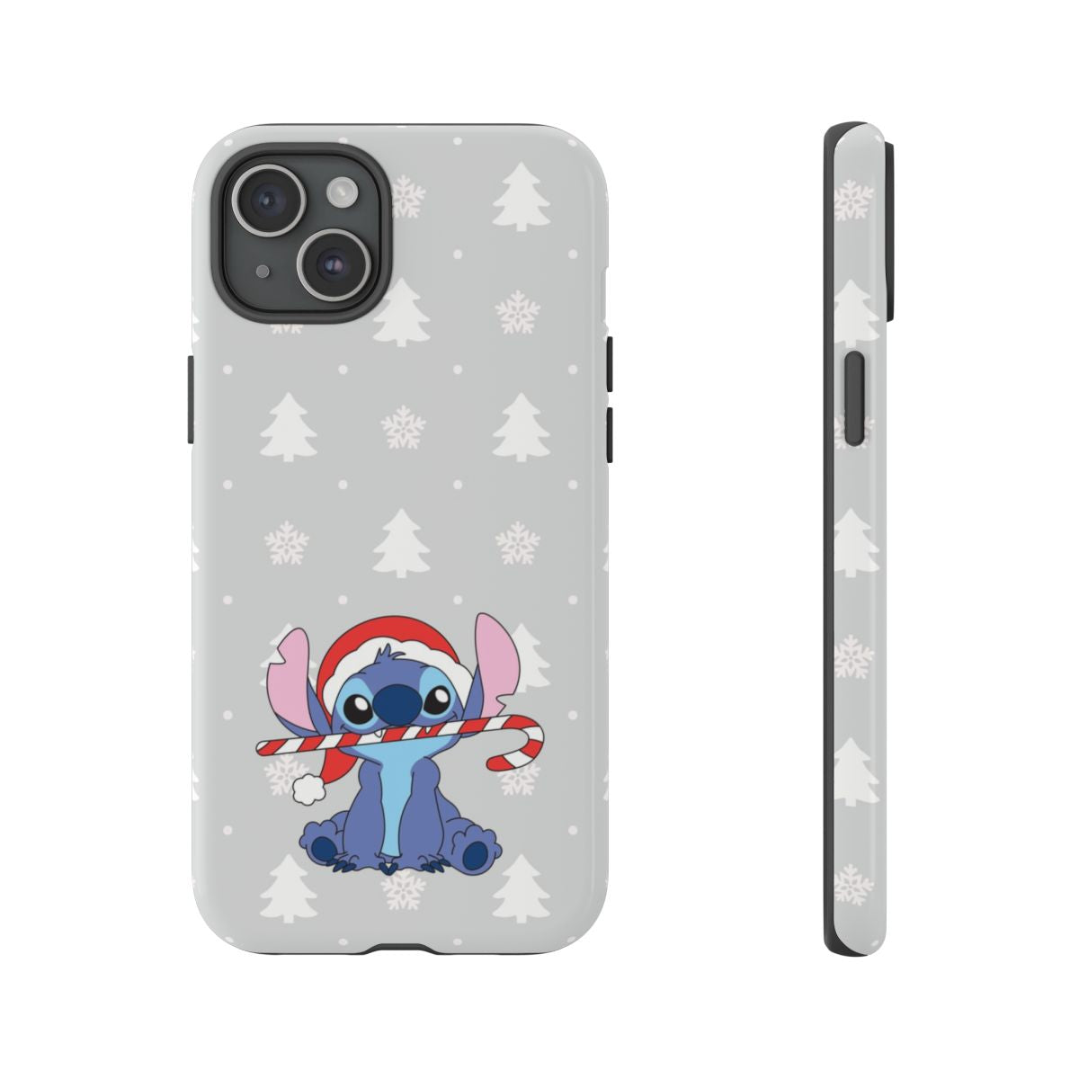 Cute Blue Alien Candycane Phone Case