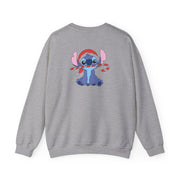 Cute Blue Alien Candycane Sweatshirt 4