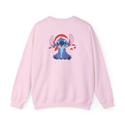 Cute Blue Alien Candycane Sweatshirt 8