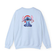 Cute Blue Alien Candycane Sweatshirt 10