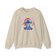 Cute Blue Alien Candycane Sweatshirt 5