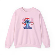 Cute Blue Alien Candycane Sweatshirt 7