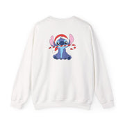 Cute Blue Alien Candycane Sweatshirt 2
