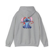 Cute Blue Alien Candycane Hoodie 4