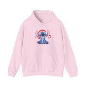Cute Blue Alien Candycane Hoodie 7
